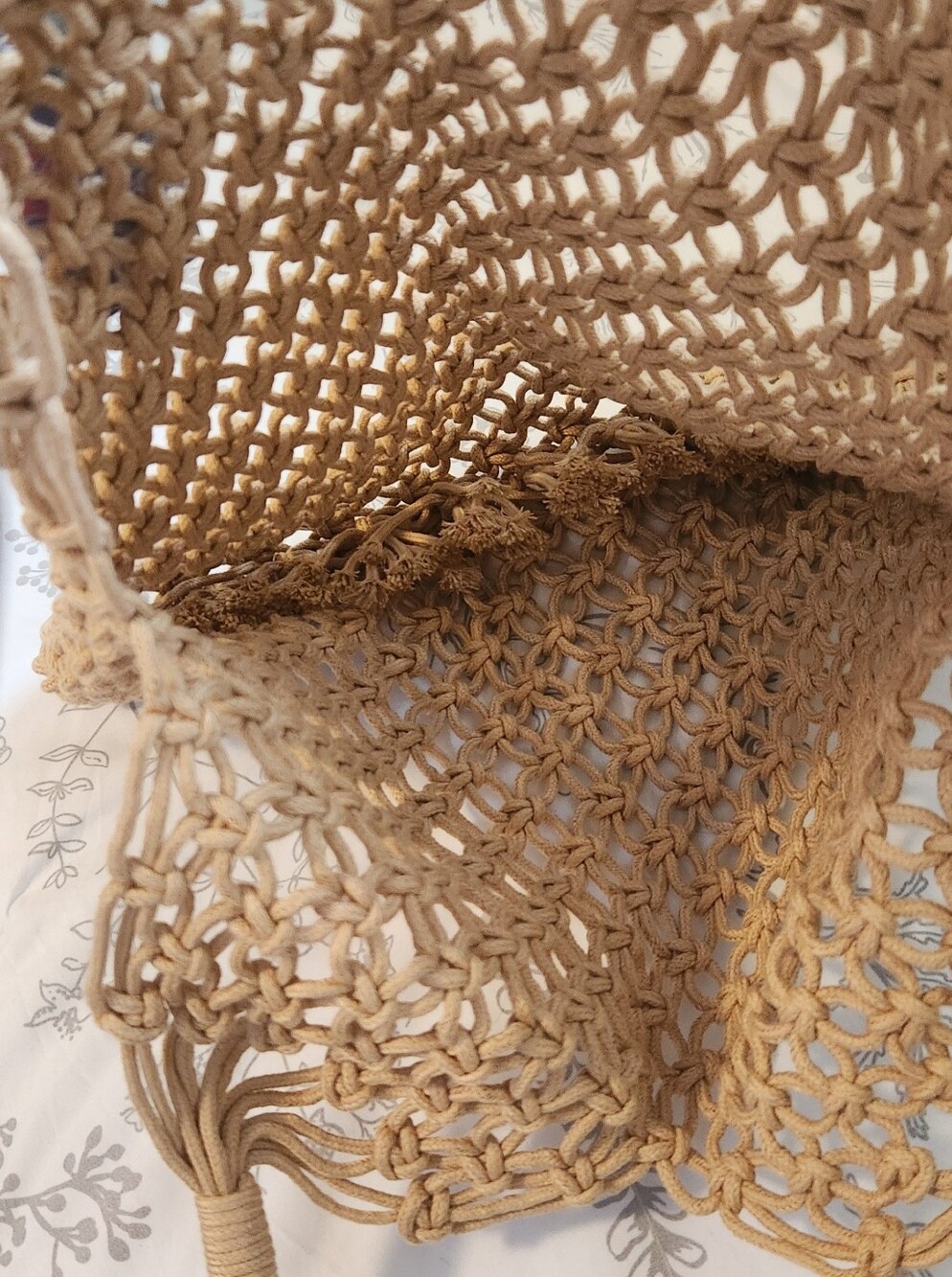 Woven Boho Tote Bag - Picture 7 of 11